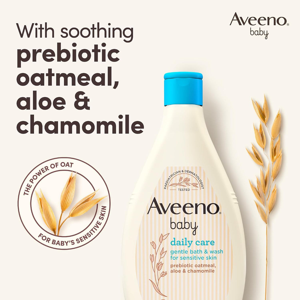 Aveeno Baby Daily Care Gentle Bath & Wash for Sensitive Skin (1 x 400ml)