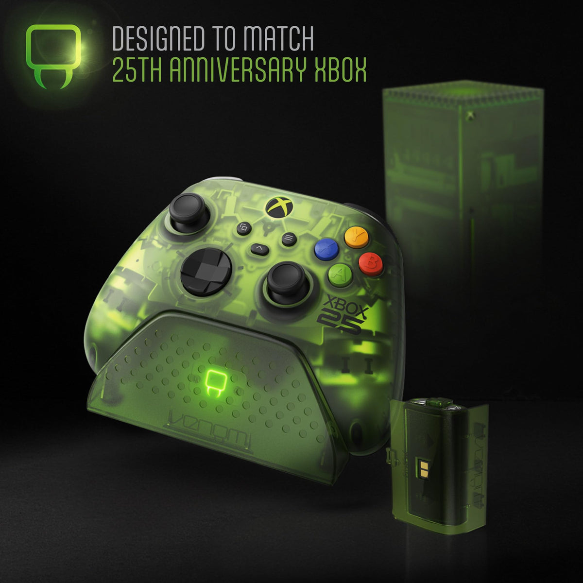 Venom Replacement Battery Packs for Xbox Charging Dock - White (Xbox Series X & S/Xbox One)