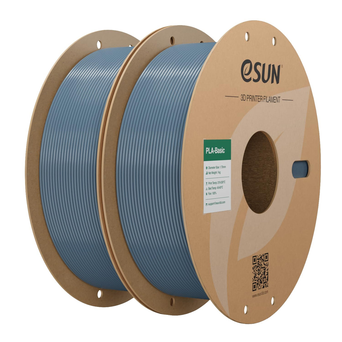 eSUN PLA Filament 1.75mm, PLA Basic Dimensional Accuracy +/- 0.05mm, 1KG Spool (2.2 LBS) Speedy Filament for 3D Printers,Black