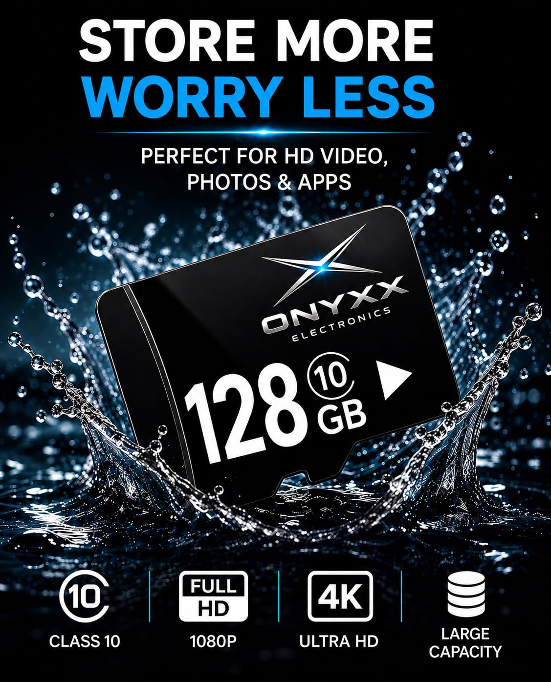 16GB Micro SD Card Class 10 High Speed Memory Card TF Card for Smartphone, Camera, Tablet, Dash Cam, Speaker, Android Devices, HD Video Recording & Data Storage