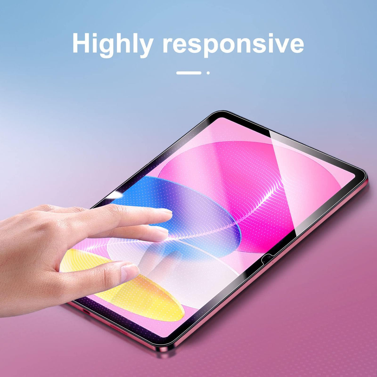 NEW'C for iPad Air 5/4, iPad Pro 11-inch Screen Protector Tempered Glass