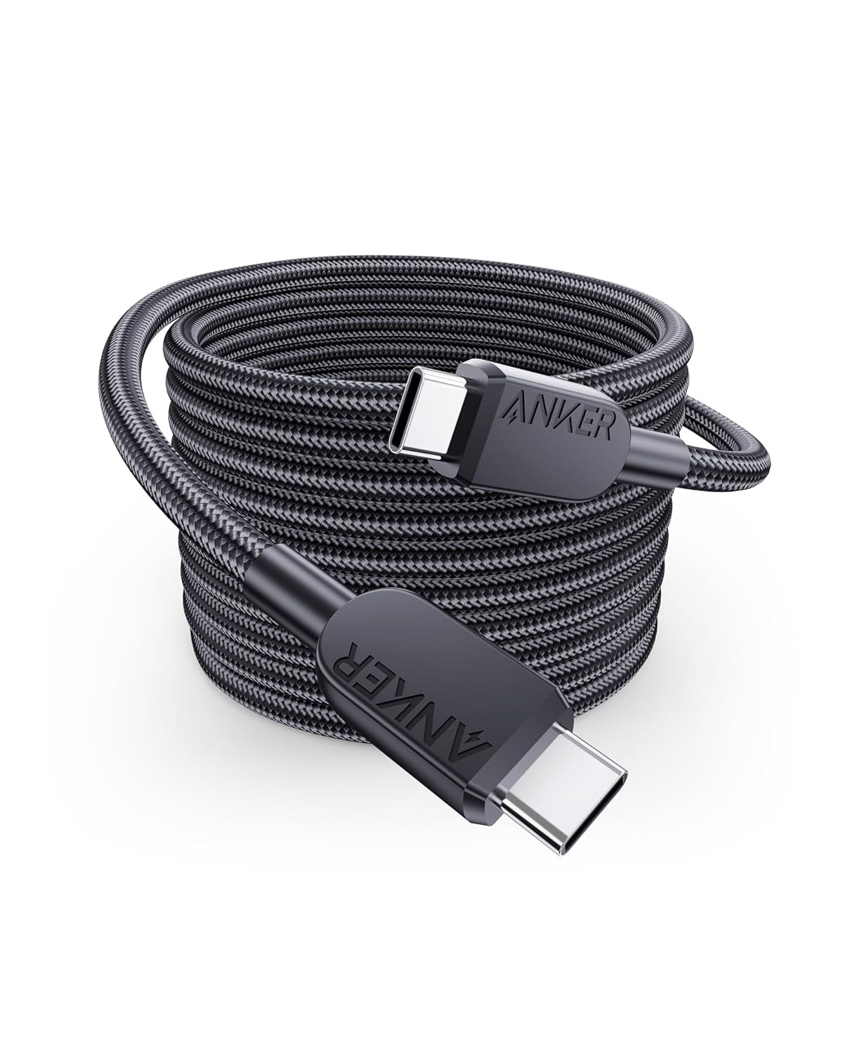 Anker 240W USB C to USB C Cable, Fast Charging Cord (2pack, 1.8m, Black)
