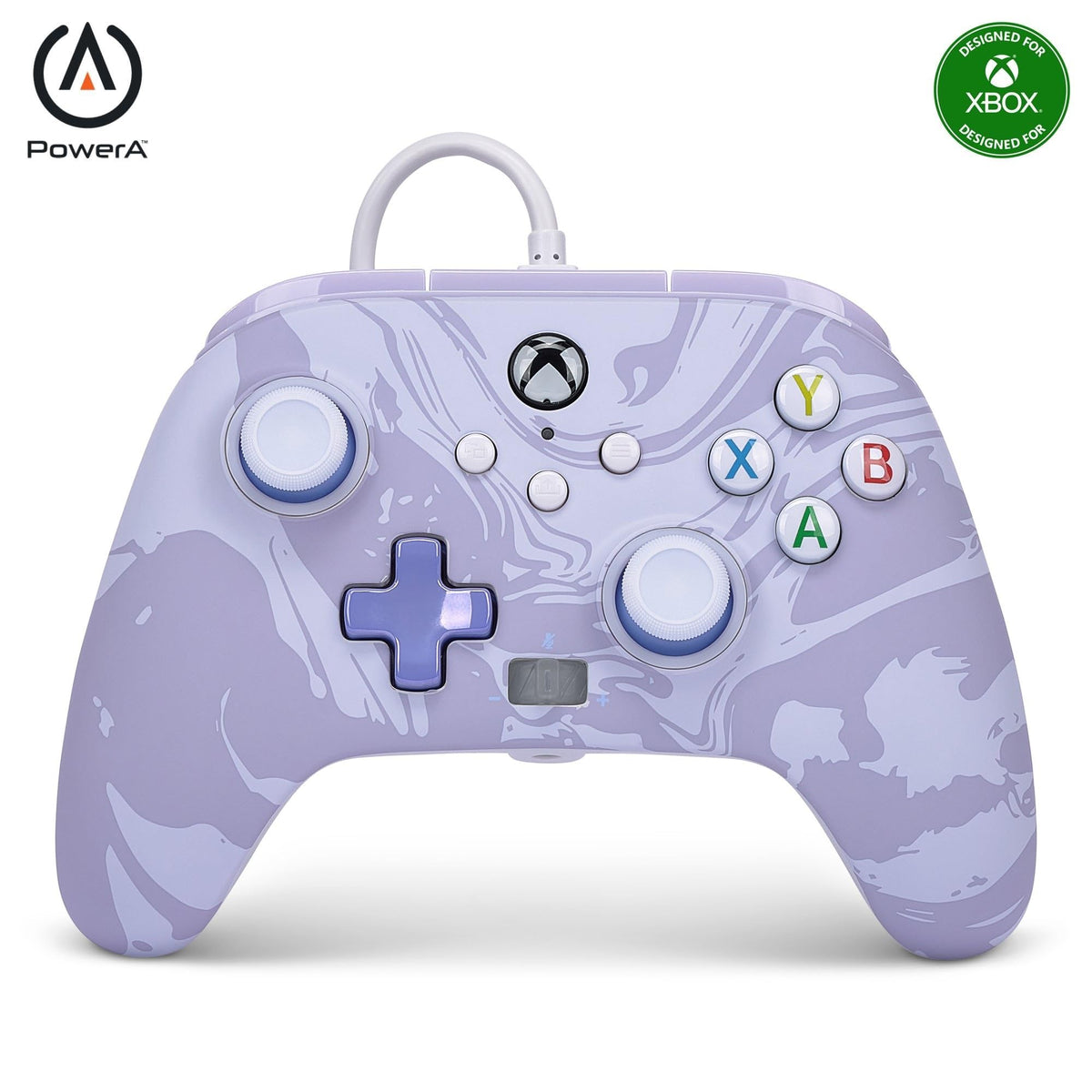 PowerA Enhanced Wired Controller for Xbox Series X|S, Wired Video Game Controller, Gamepad for Xbox X and S, Officially Licenced by Xbox, 2 Years Manufacturer Warranty - Purple Hex