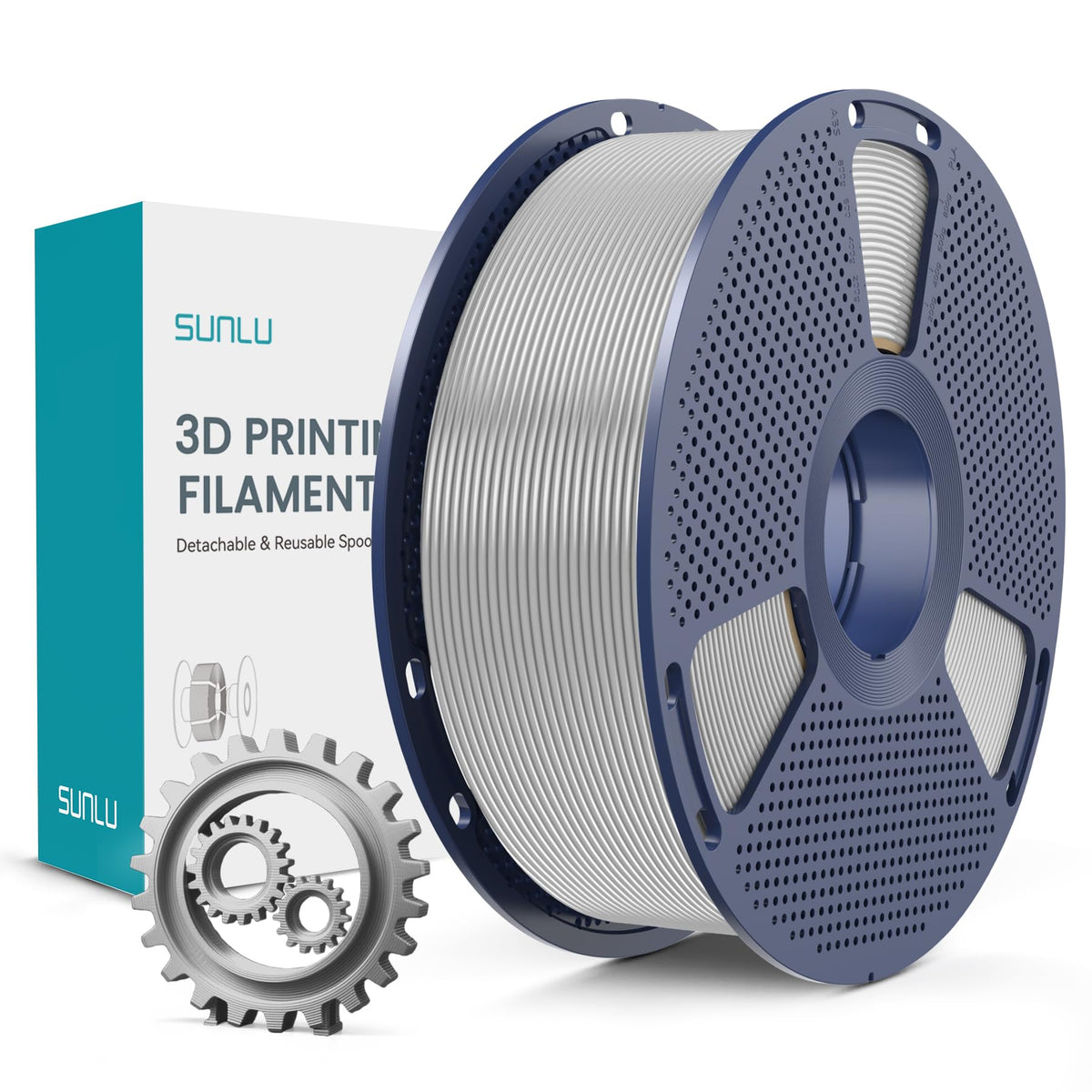 SUNLU Premium PLA+ Filament 1.75mm, Enhanced Durability and High Strength