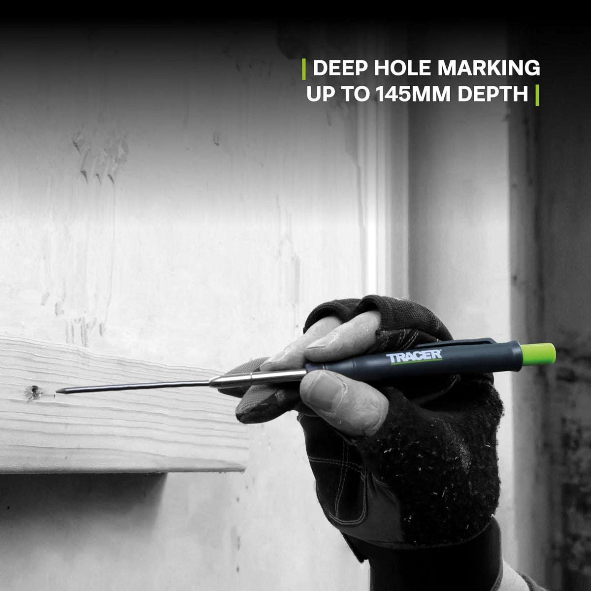 Tracer Deep Hole Carpenter Pencil | Work Pencil, Holster & Sharpener