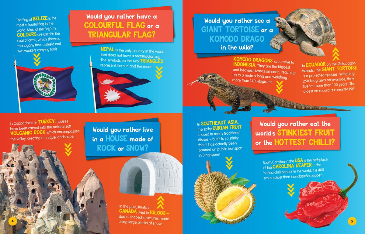Would you rather? World: A fun-filled family game book (National Geographic Kids)