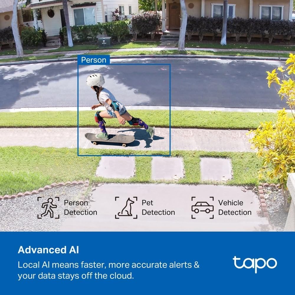 Tapo TC82 2K Battery Outdoor Security Camera Wireless