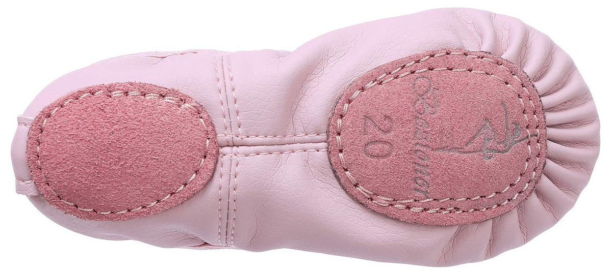Ballet Shoes Leather Ballet Flats Split Sole Dance Slippers for Girls Toddlers Women