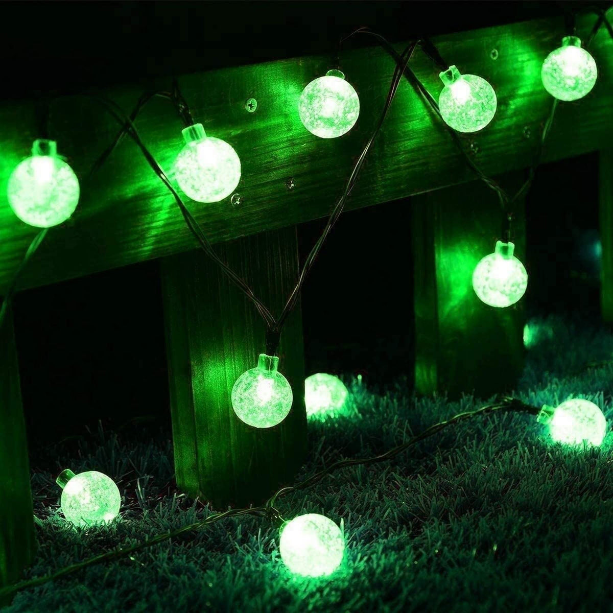 Lezonic Solar String Lights Outdoor, 50LED 7M/23Ft Solar Fairy Lights