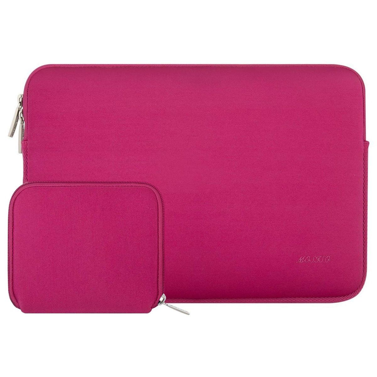 MOSISO 13 inch Laptop Case Neoprene Sleeve with Small Bag,Dusty Rose