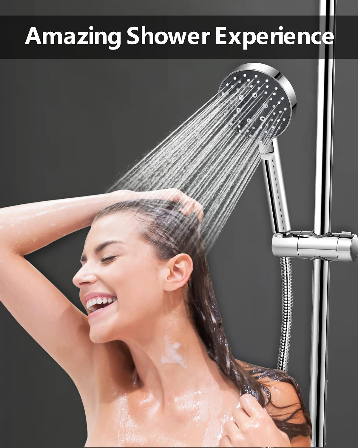 Magichome Shower Head, High Pressure Shower Head with 5 Spray Modes