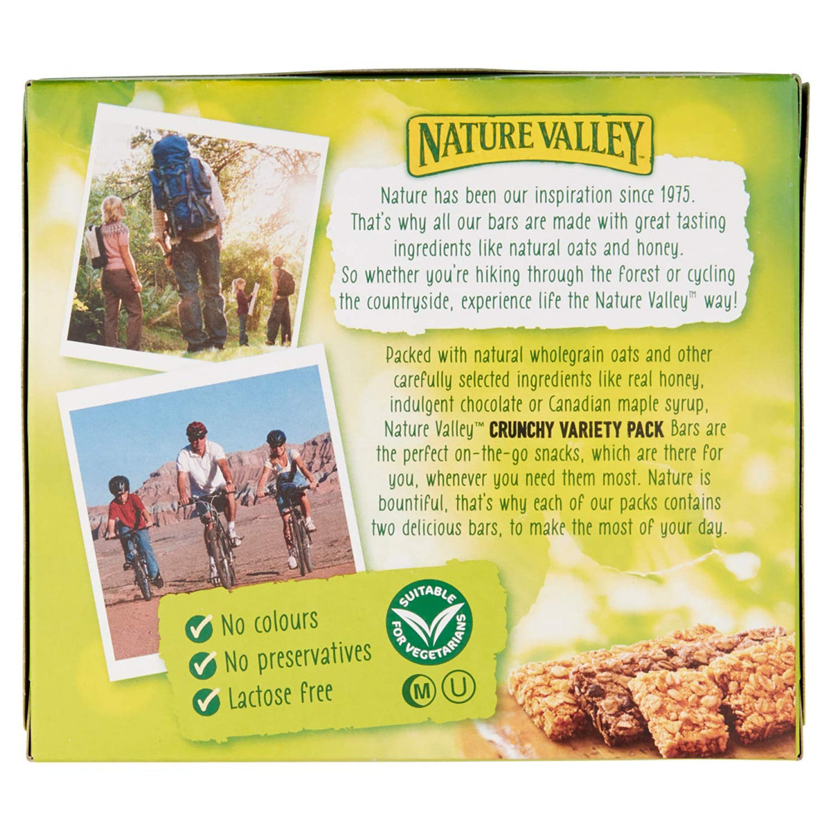 Nature Valley Crunchy Oats and Chocolate Cereal Bars, 18 x 42 g