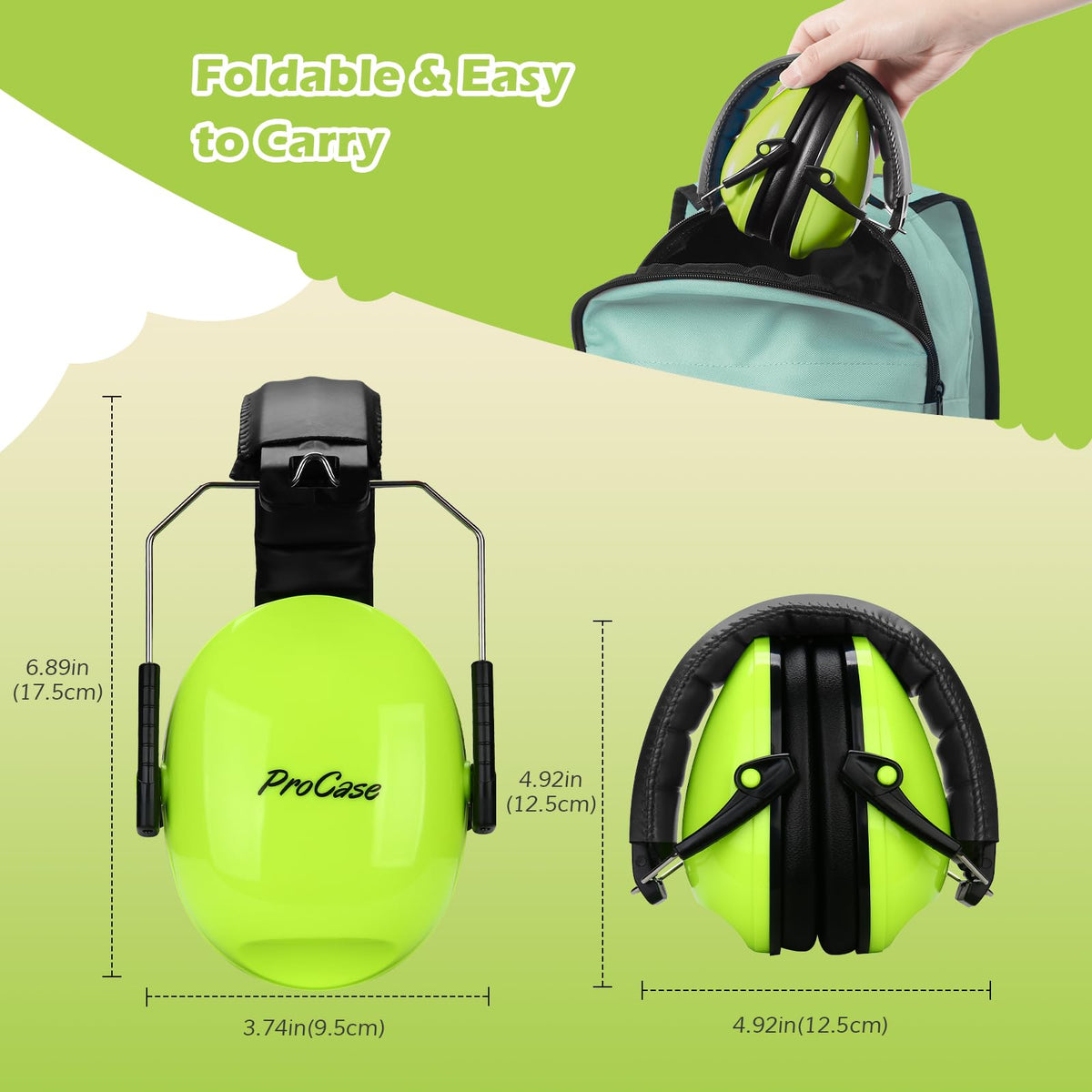 ProCase Ear Defenders for Children/Toddlers 3-16 Years SNR 27dB -Blue