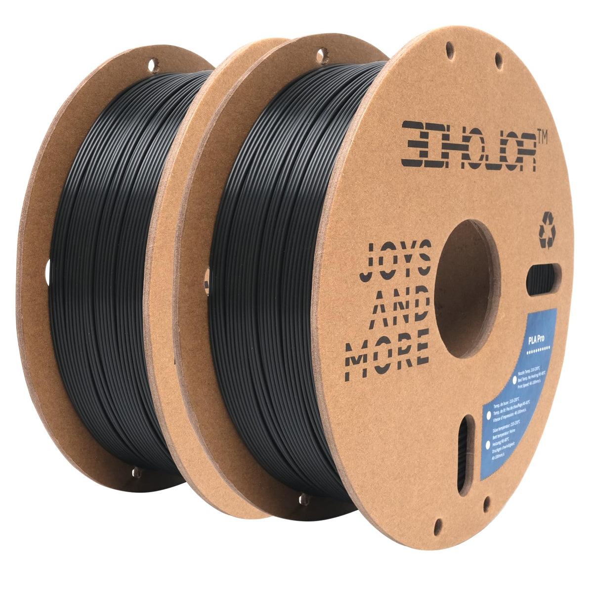 3DHoJor PLA+ PLA Plus Filament 1.75mm 1kg(2.2lbs) for 3D Printers,Yellow