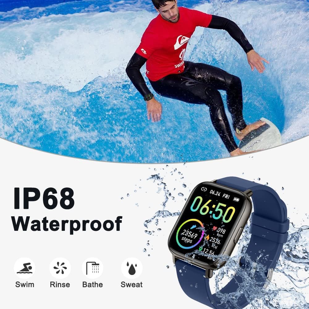 Motast Smart Watch, Fitness Tracker 1.69'' HD for Men Women, Step Counter