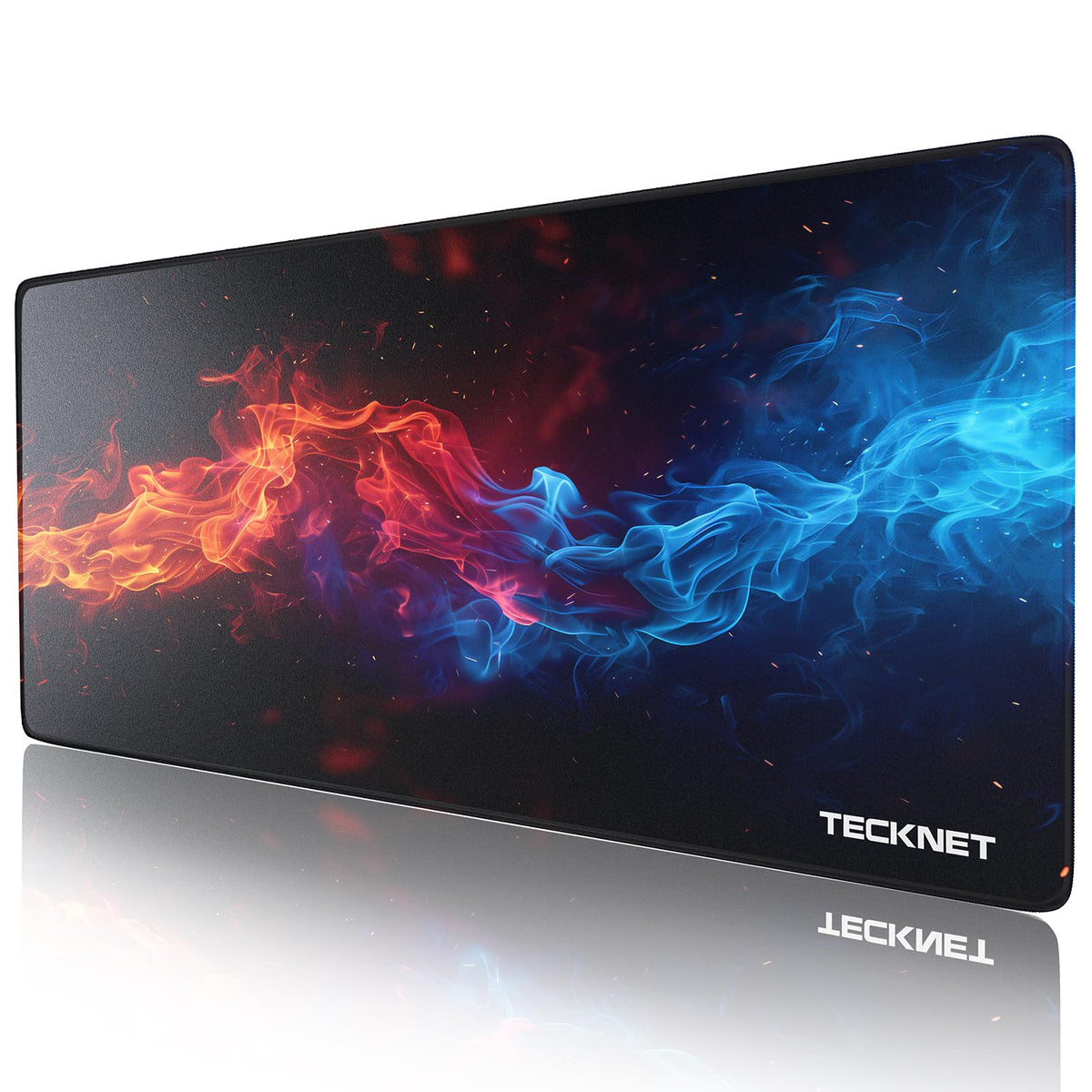 TECKNET Gaming Mouse Mat, 900x400x3mm Large Mouse Pad - Black