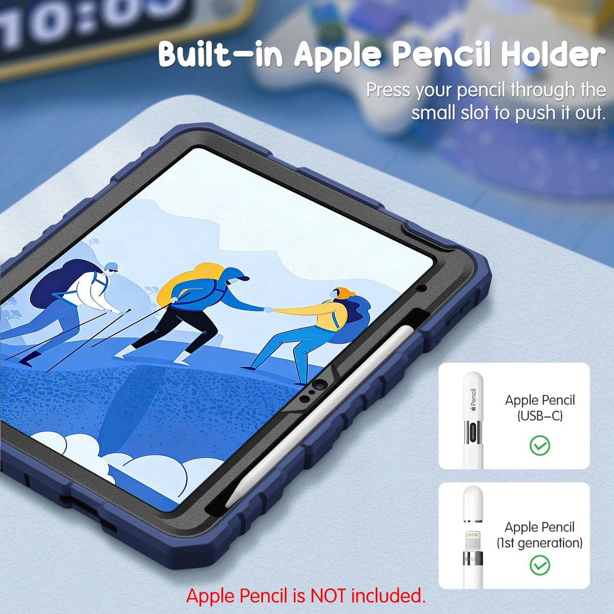 FINTIE Kid-Friendly Case for iPad (A16) 11th Gen 11 Inch, iPad 10th Gen