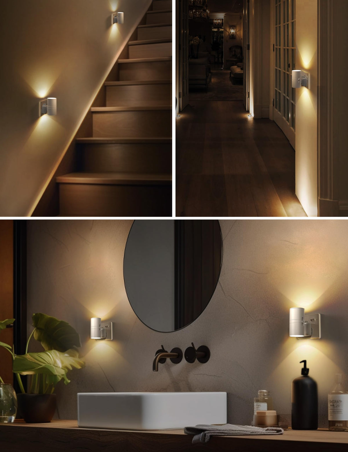 LOHAS-LED Plug in Night Light,Dimmable Nightlight 100LM,Dusk to Dawn Sensor
