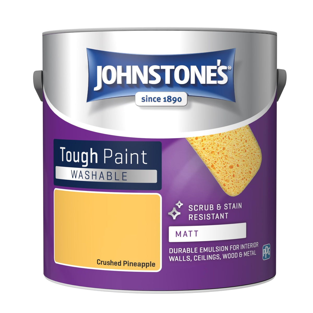 Johnstone's - Washable Matt Wall & Ceiling Paint - Rosebud - 2.5L