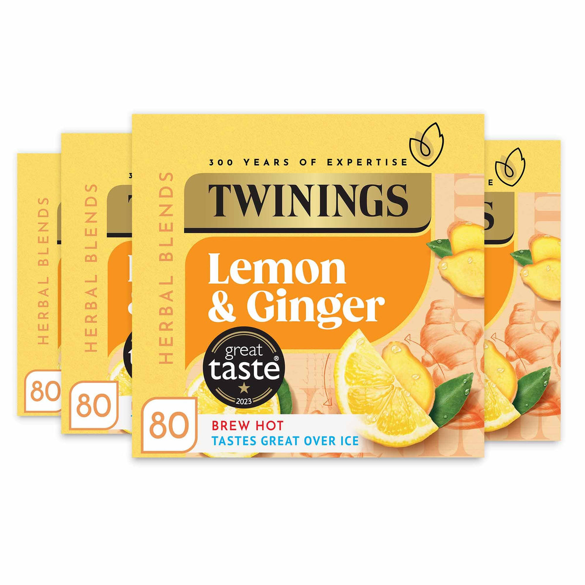 Twinings English Breakfast Tea, 4 x 80 Biodegradable Plant-Based Tea Bags