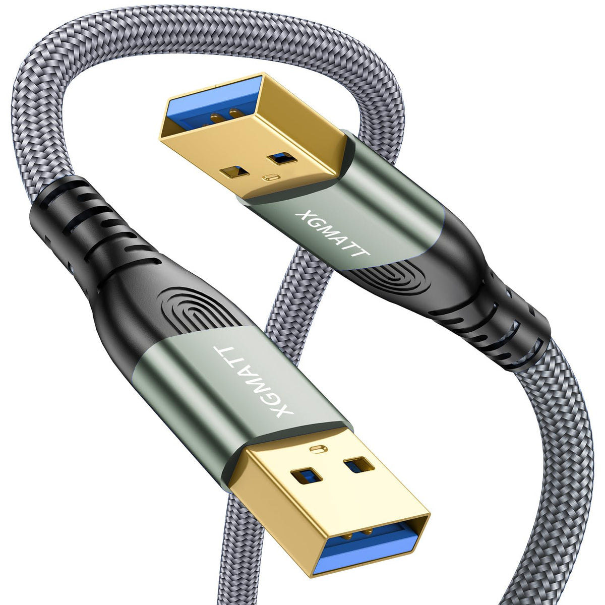 USB 3.0 Cable 1M,5Gbps High Speed Transfer USB Type A Male to Male Lead