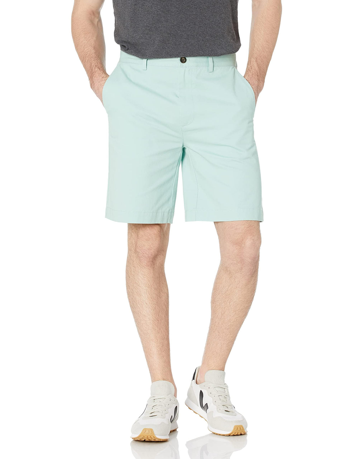 Amazon Essentials Men's Classic Fit 9" (23cm) Chino Shorts with Pockets