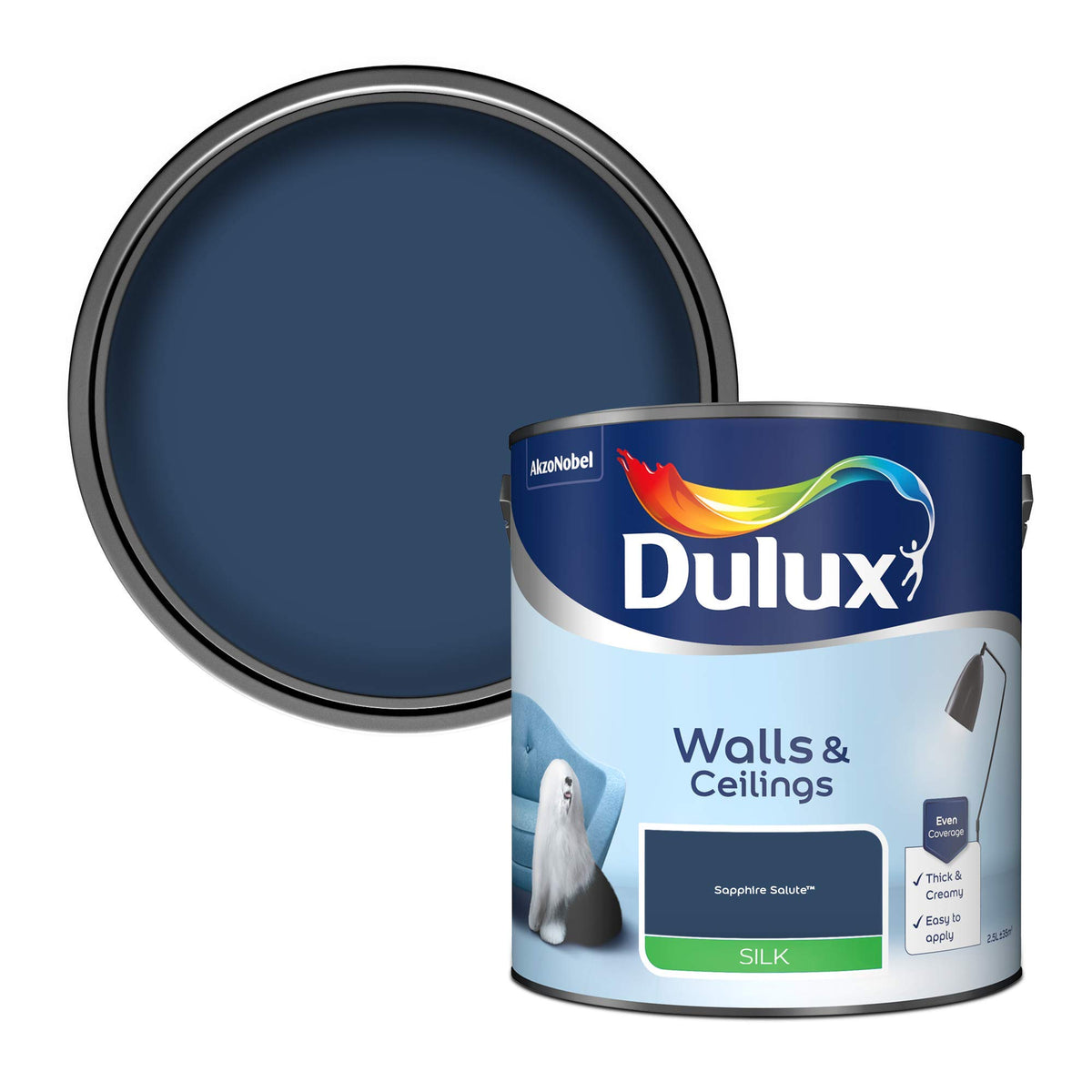 Dulux Tester Paint, White Mist, 30 ml (Pack of 1)