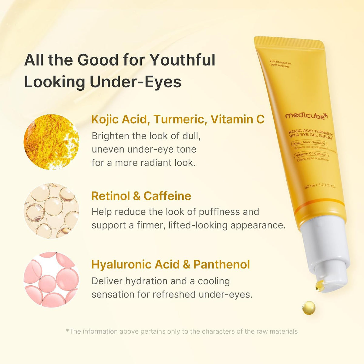 medicube Eye Cream with Deep Reviving Peptide for Fine Lines Care