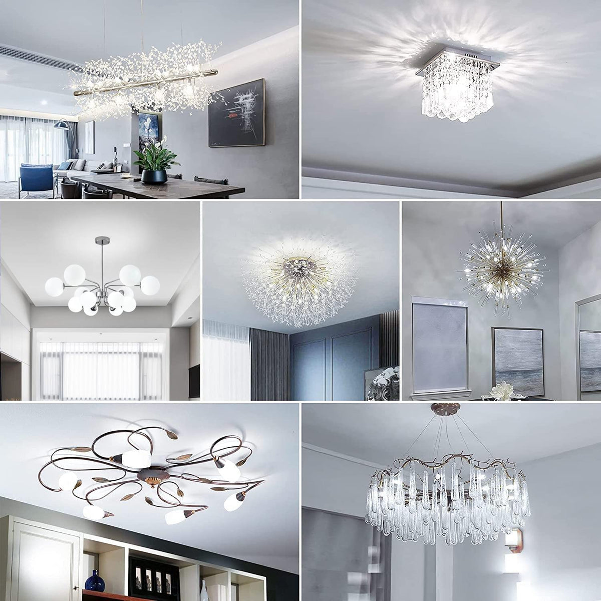 G9 LED Bulbs Dimmable Warm White 2700K, 230V 4W 450Lm T4 LED Bulb Equivalent to 40W Halogen Lamp, G9 Led Bulb No-Flickering Energy Saving for Chandelier, Ceiling Lights Home Lighting Decor 5Pcs