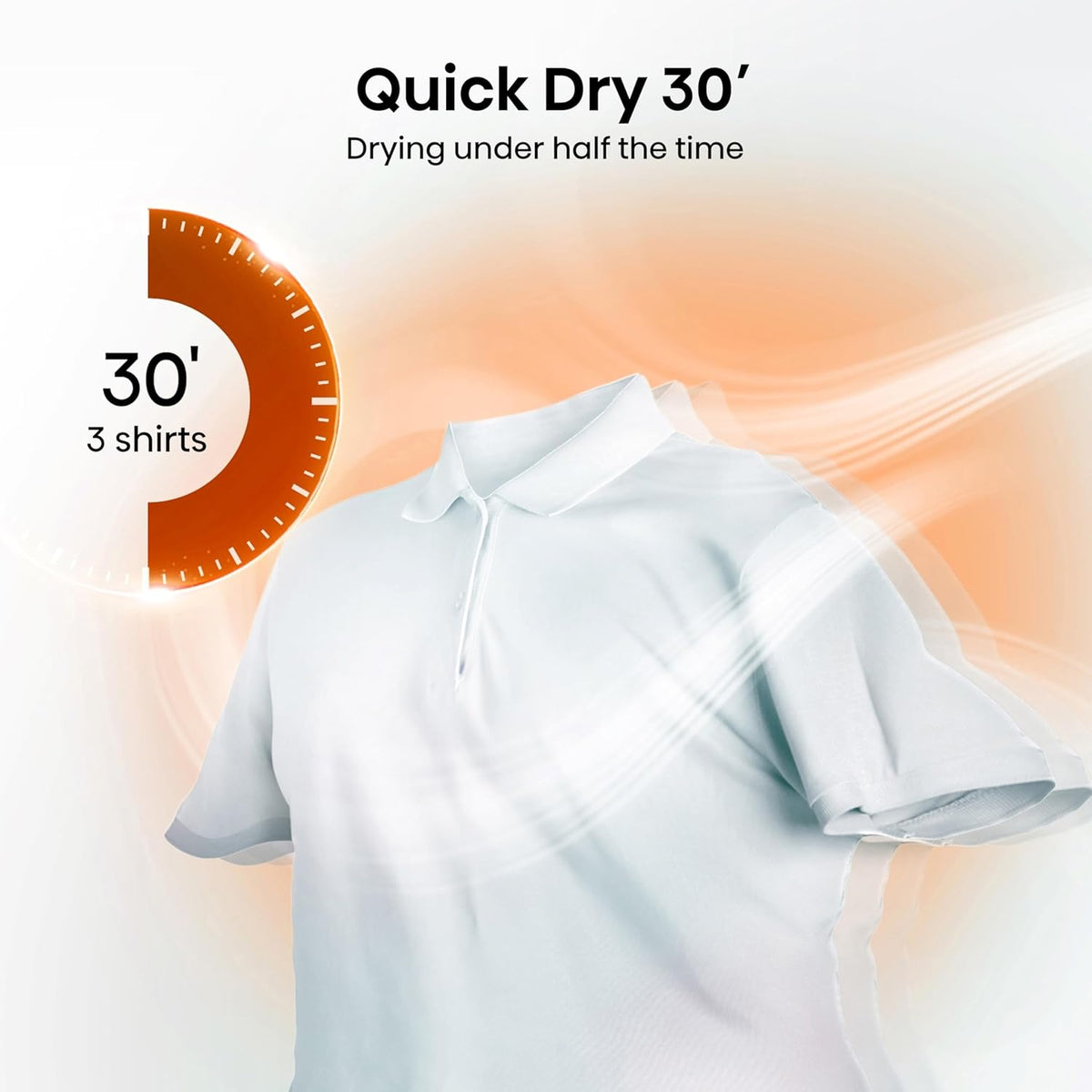 Hisense DH1Q802BW2 60cm Freestanding 8 KG Heatpump Front Load Tumble Dryer, 16 Programmes, Auto Dry, Steam Refresh, Allergy Care - White