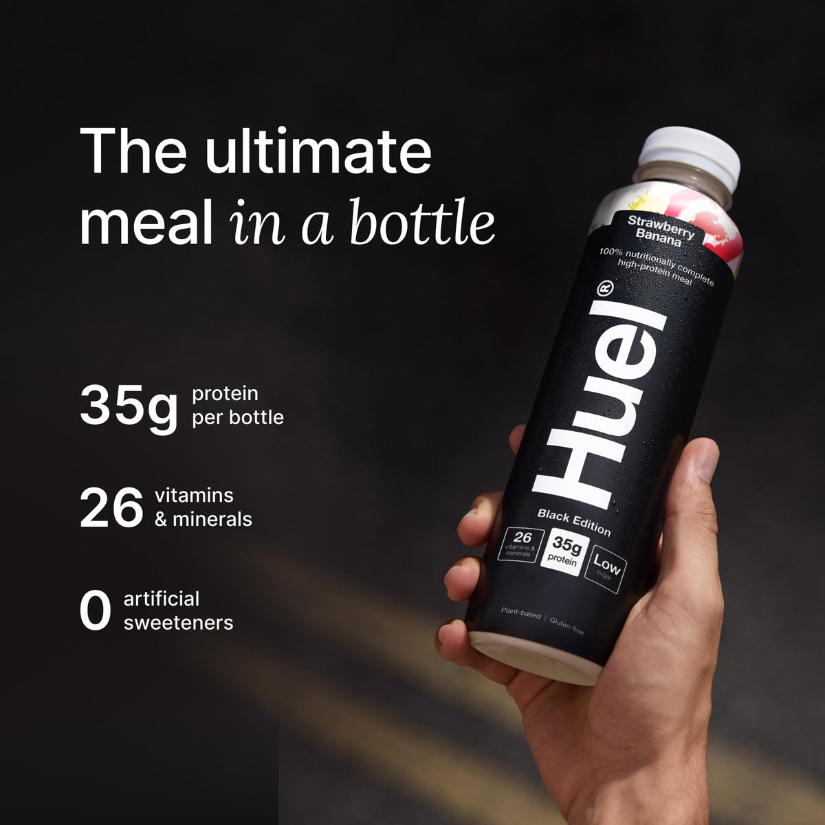 Huel Black Edition RTD | 12x500ml 35g Protein | Chocolate