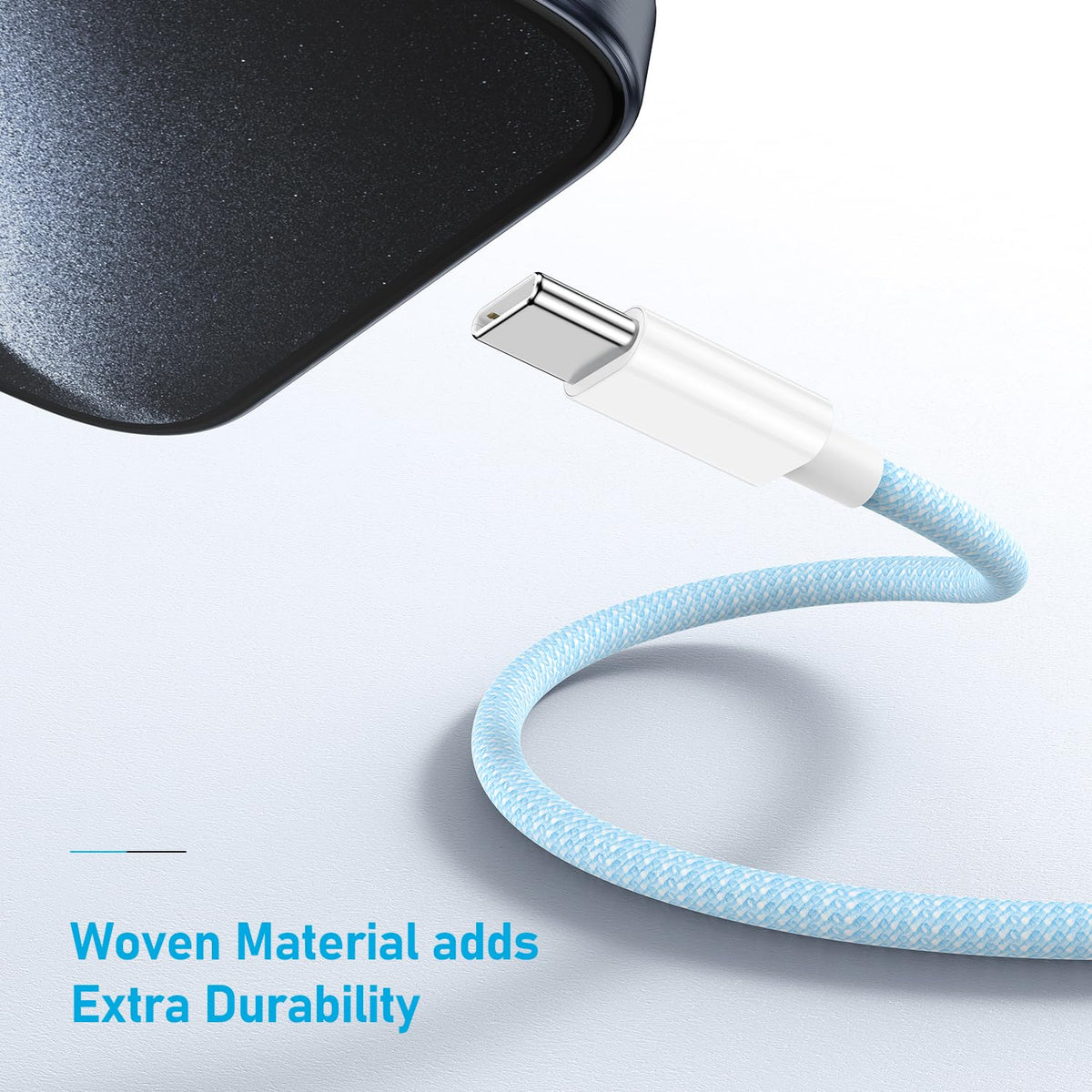 USB C Charger Cable, 2Pack 2M Braided iPhone Cable USB C to C Fast Charging for Apple iPhone 17 16 15 Pro Max Pro Plus, for iPad Pro/Air/Mini, for MacBook Air/Pro, for Samsung Galaxy Series and more