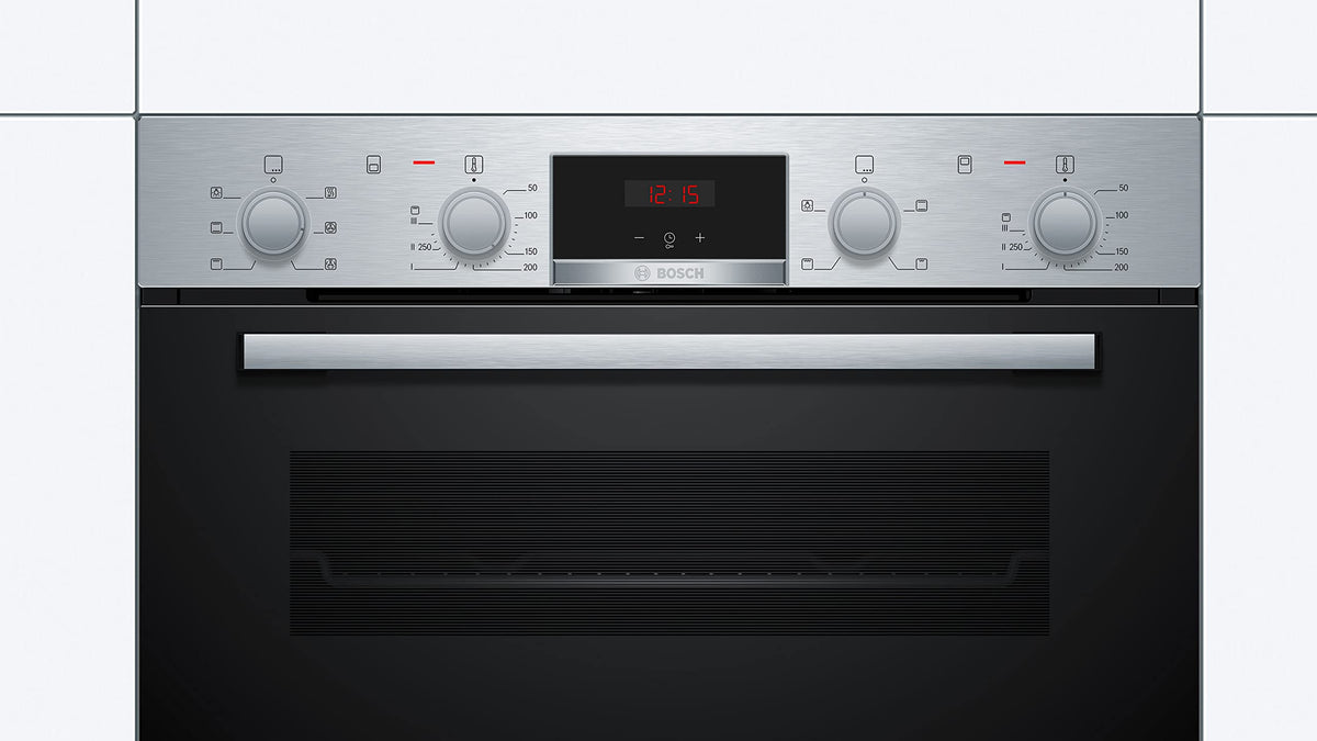 Bosch Series 2 HHF113BR0B Built-in Single Oven, A Rated, Stainless Steel