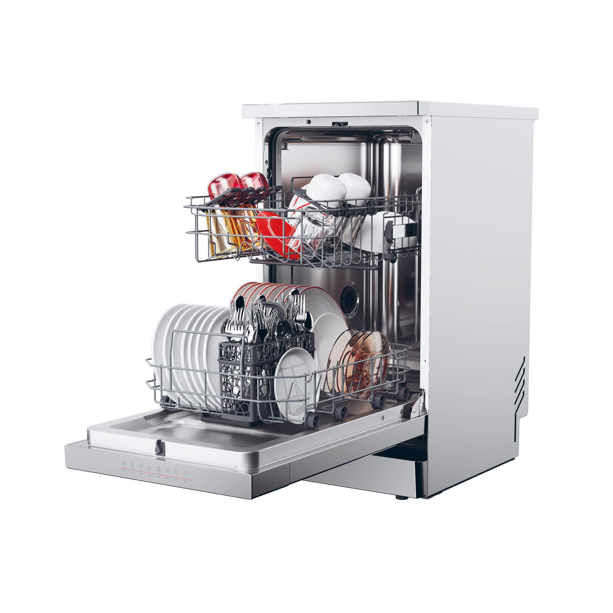 Hoover H-DISH 300 Dishwasher, 13 Place Settings, Black, C Class