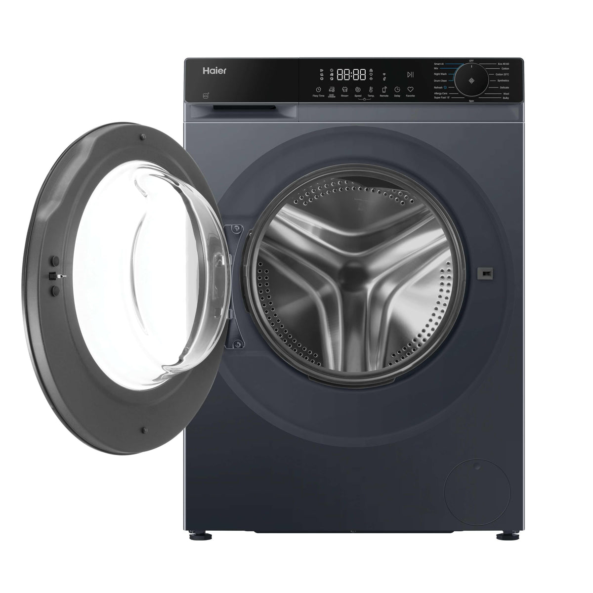 Haier X Series 5 Washing Machine, 13kg, Graphite & Black, A-20%, 1400 RPM