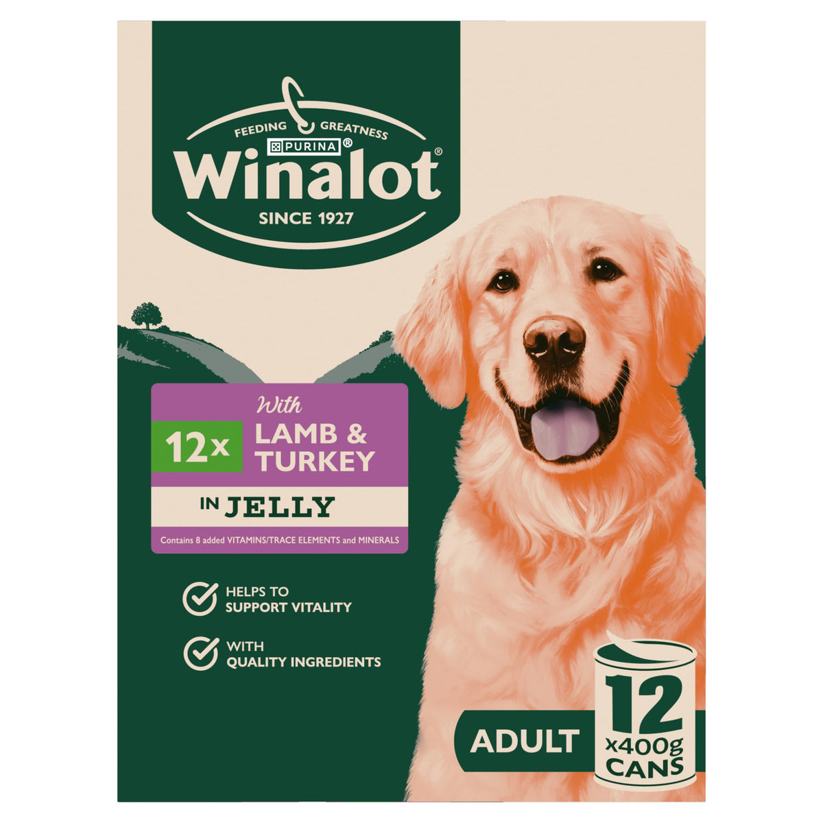 WINALOT Sunday Dinner Mixed in Gravy Wet Dog Food Pouches 40x100g