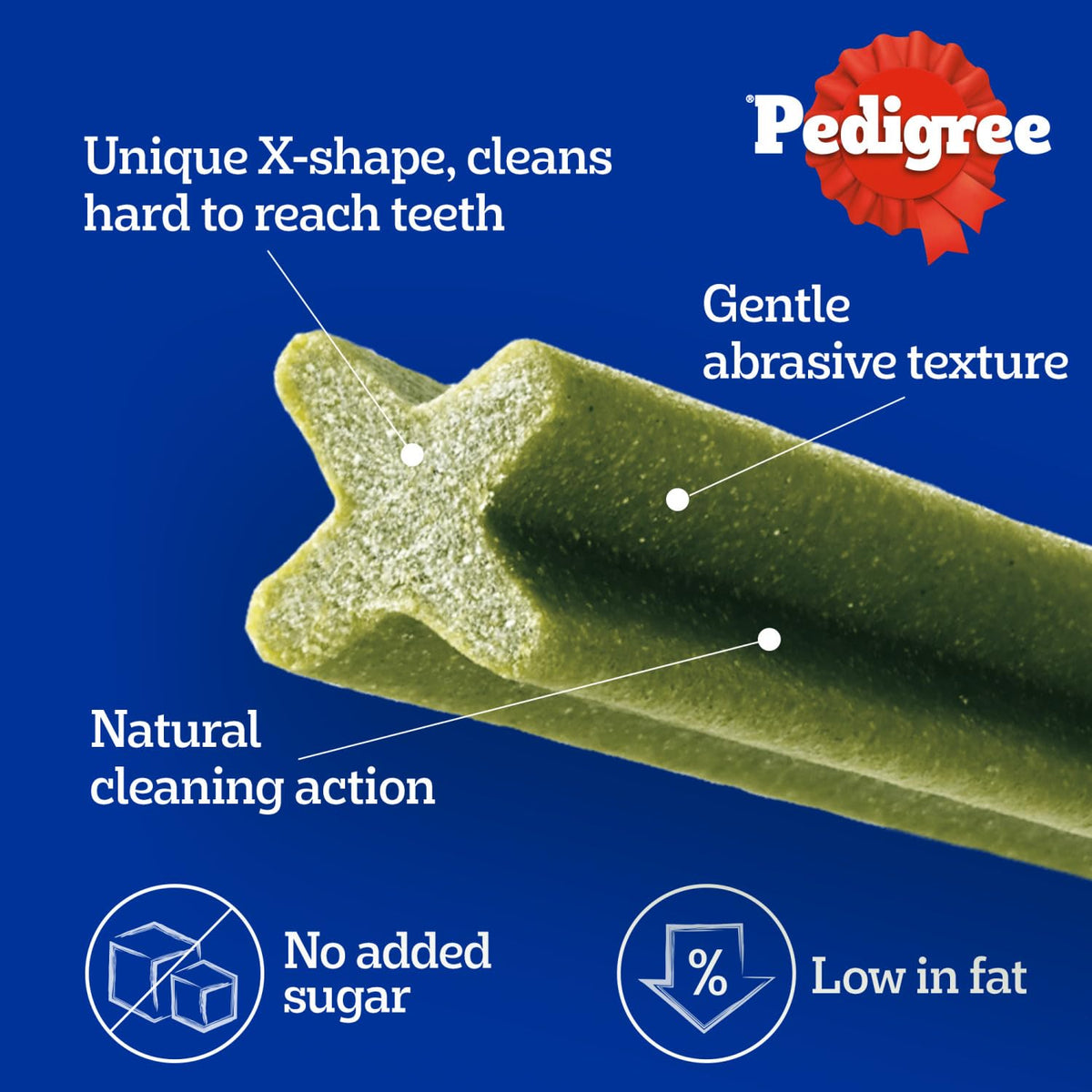 Pedigree DENTASTIX Daily Dental Sticks for Medium Dogs, 112 Sticks with Chicken and Beef