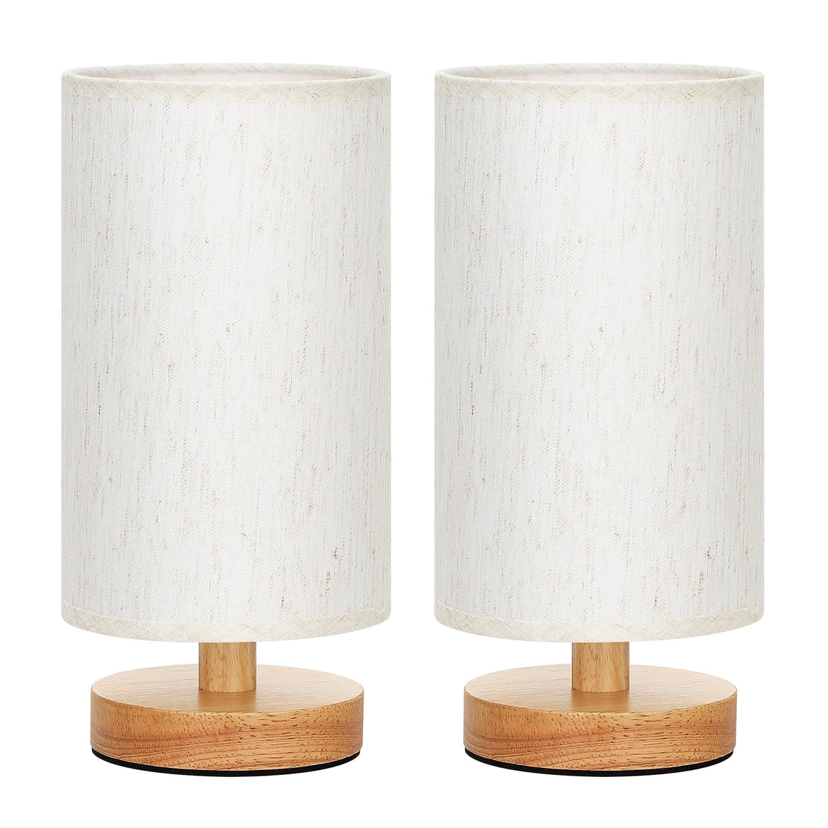 Aooshine Bedside Lamps, 3000K Warm Table Lamp for Bedroom Living Room