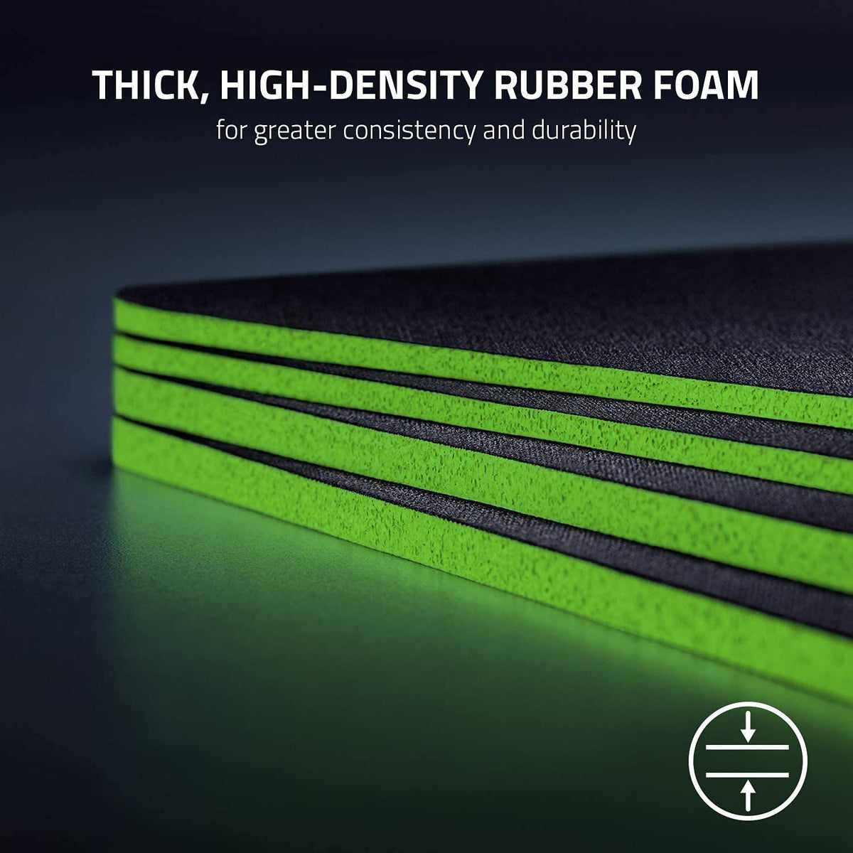 Razer Gigantus V2 Large - Soft Large Gaming Mouse Mat for Speed and Control (Non-Slip Rubber, Textured Micro-Weave Cloth, 45 x 40 x 0.3cm) Black