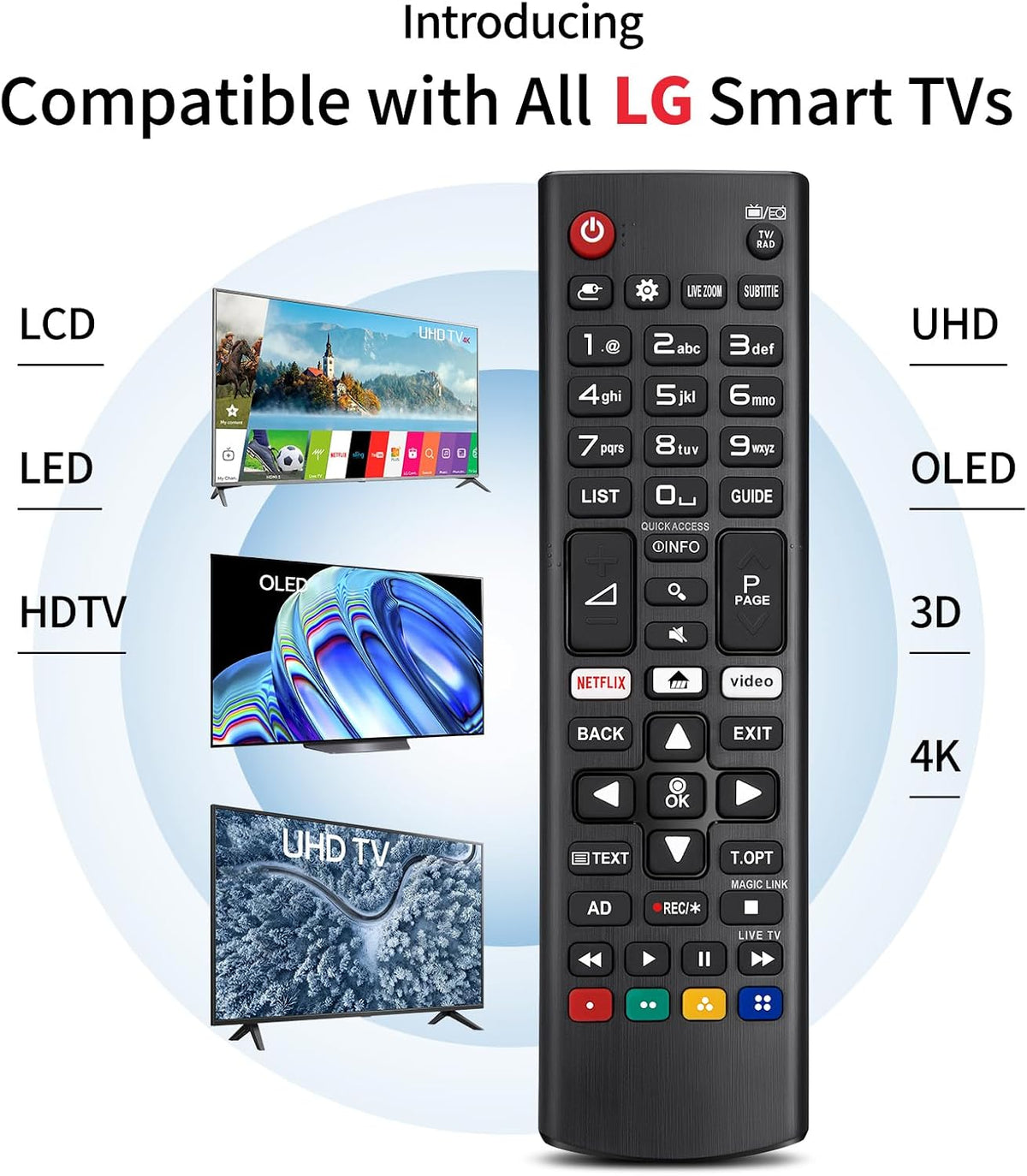 Universal for LG TV Remote, for LG Remote Control Smart TV Replacement