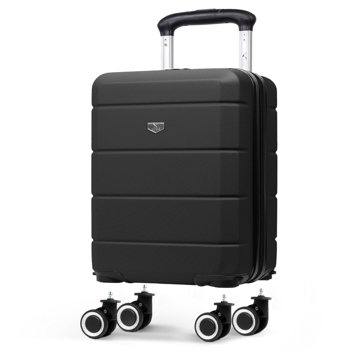 LUGG Jetset 40cm Suitcase 40x30x20cm, Ryanair Compatible Underseat Size, Hard Shell ABS, Spinner with Removable Wheels, Lightweight Travel Luggage, 1 Year Warranty