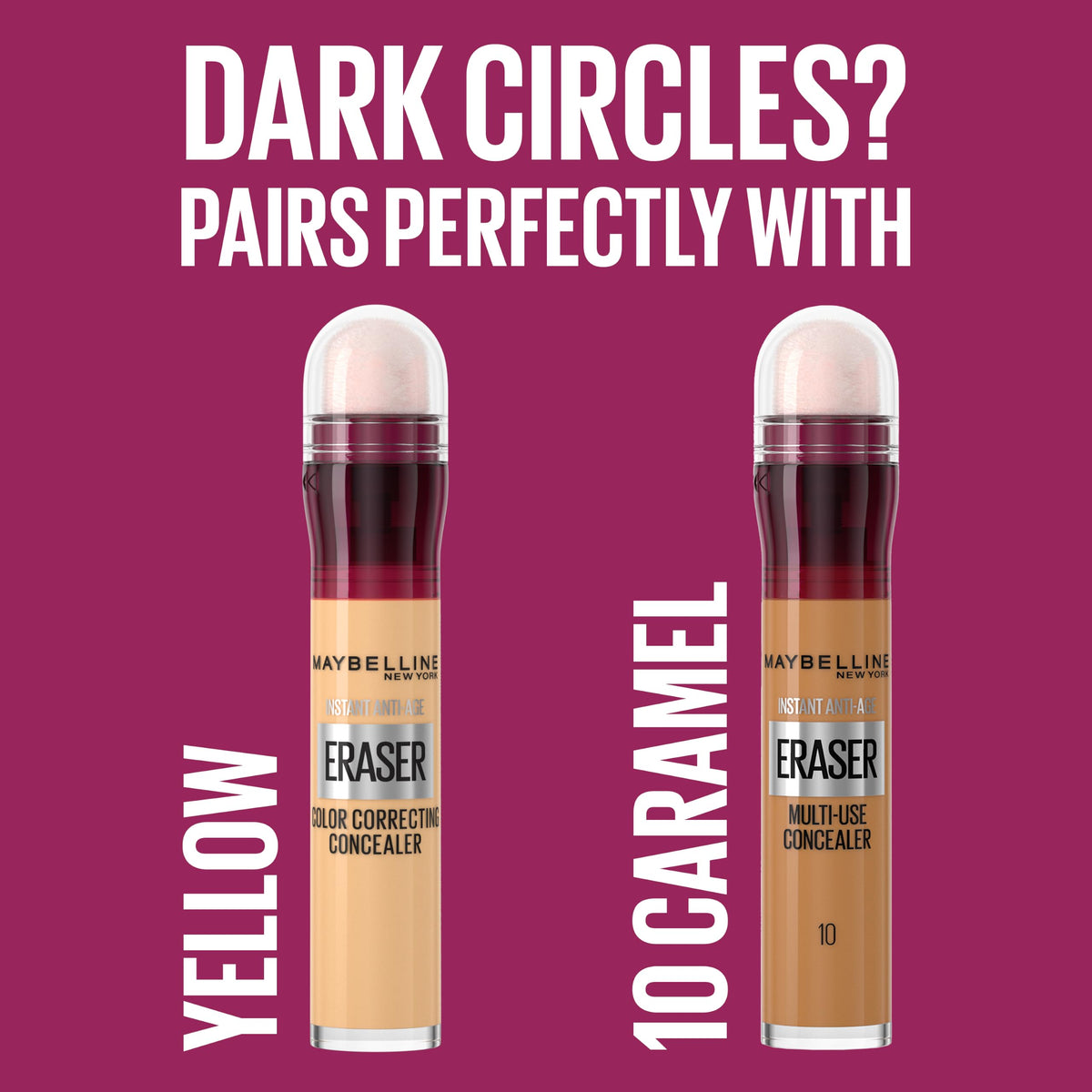 Maybelline Instant Anti Age Eraser Eye Concealer, Dark Circles and Blemish Concealer, Ultra Blendable Formula, 149 Deep Bronze
