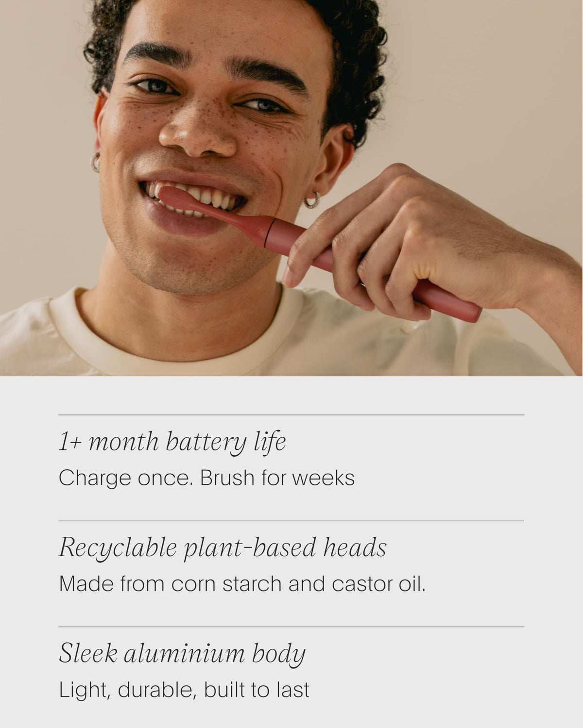 SURI Recyclable Electric Toothbrush Heads | Core & Pro Compatible | Long Lasting Replacement Heads | Pack of 3 | Winter Fern