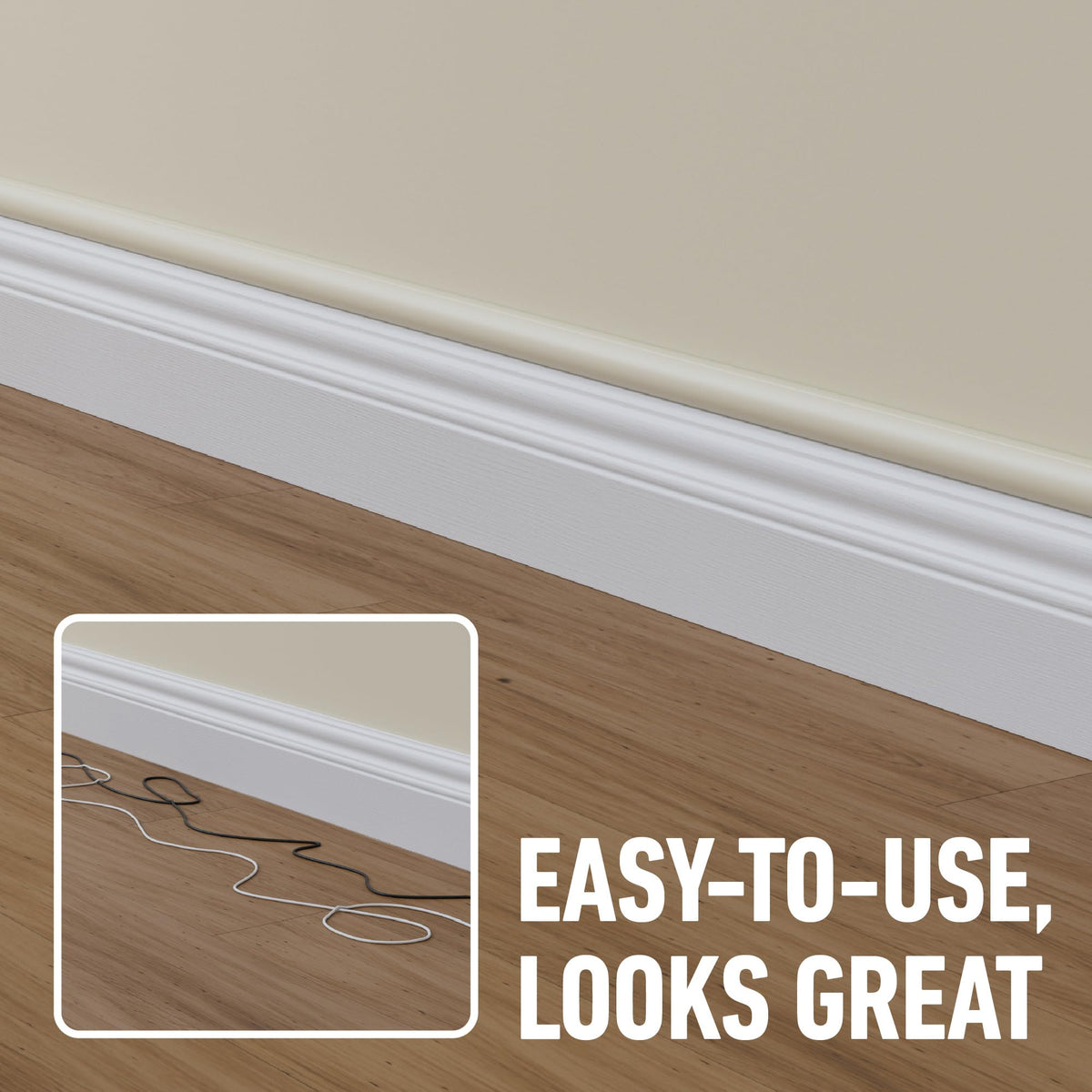 D-Line 30x15mm Cable Trunking 4m Multipack, Half Round Profile, Self-Adhesive Wire Cover, Paintable Cable Management - 10x 30mm (W) x 15mm (H) x 40cm Lengths and Accessories - White