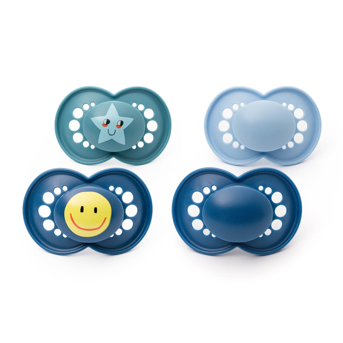 MAM Original Day & Night Dummies, 18-36M, 4 Pack, Pink