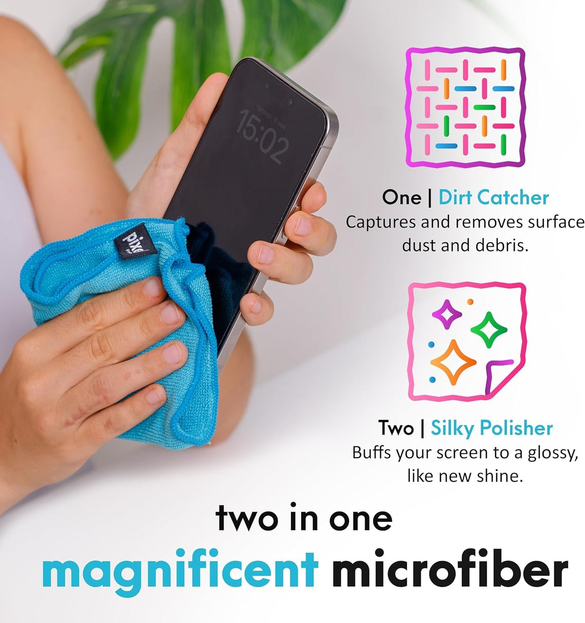 Pixel Perfect Screen Cleaner Kit for TV, Laptops, Computers, Monitors, Phones, Tablets, 300ml Cleaning Kit, Premium Natural Spray