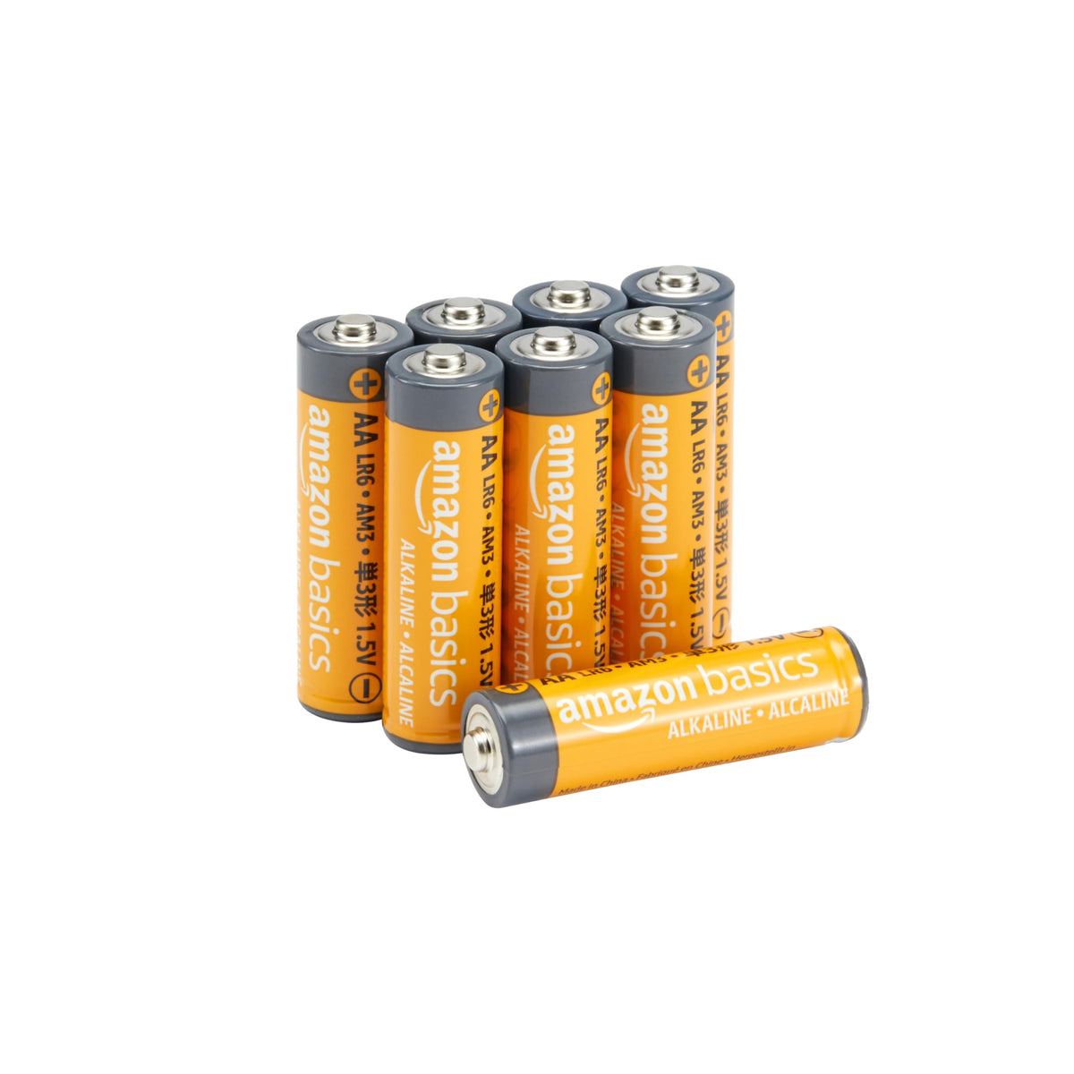 Amazon Basics 100-Pack AA Alkaline High-Performance Batteries, 1.5 Volt, 10-Year Shelf Life