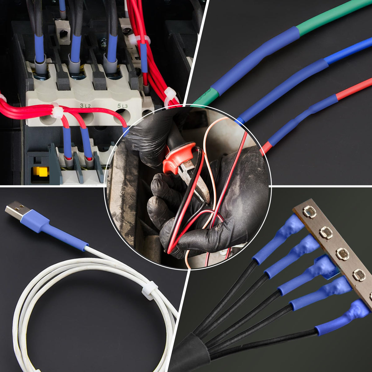 ASHINER Clear Heat Shrink Tubing Kit - 580Pcs EVA Material in 11 Sizes - Ideal for Electrical Insulation, Repairs, and Wire Connectors with User-Friendly Design and Storage Case
