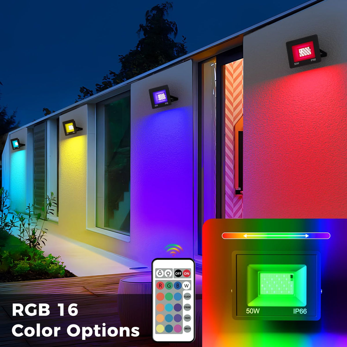 vighep Security Lights Outdoor Motion Sensor, 100W Led Pir Floodlight with Remote Control, 6500K Cold White IP66 Waterproof Outside Wall Light Mains Powered for Garage Backyard Garden Doorway