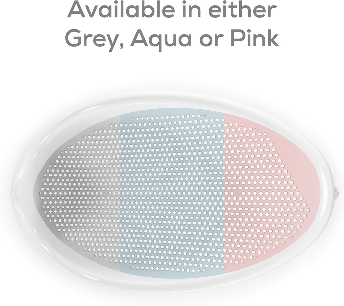 Angelcare Soft Touch Baby Bath Support -Grey- Water Level Indicator, Non-Slip, Comfortable & Safe for Newborns & Infants up to 6 Months
